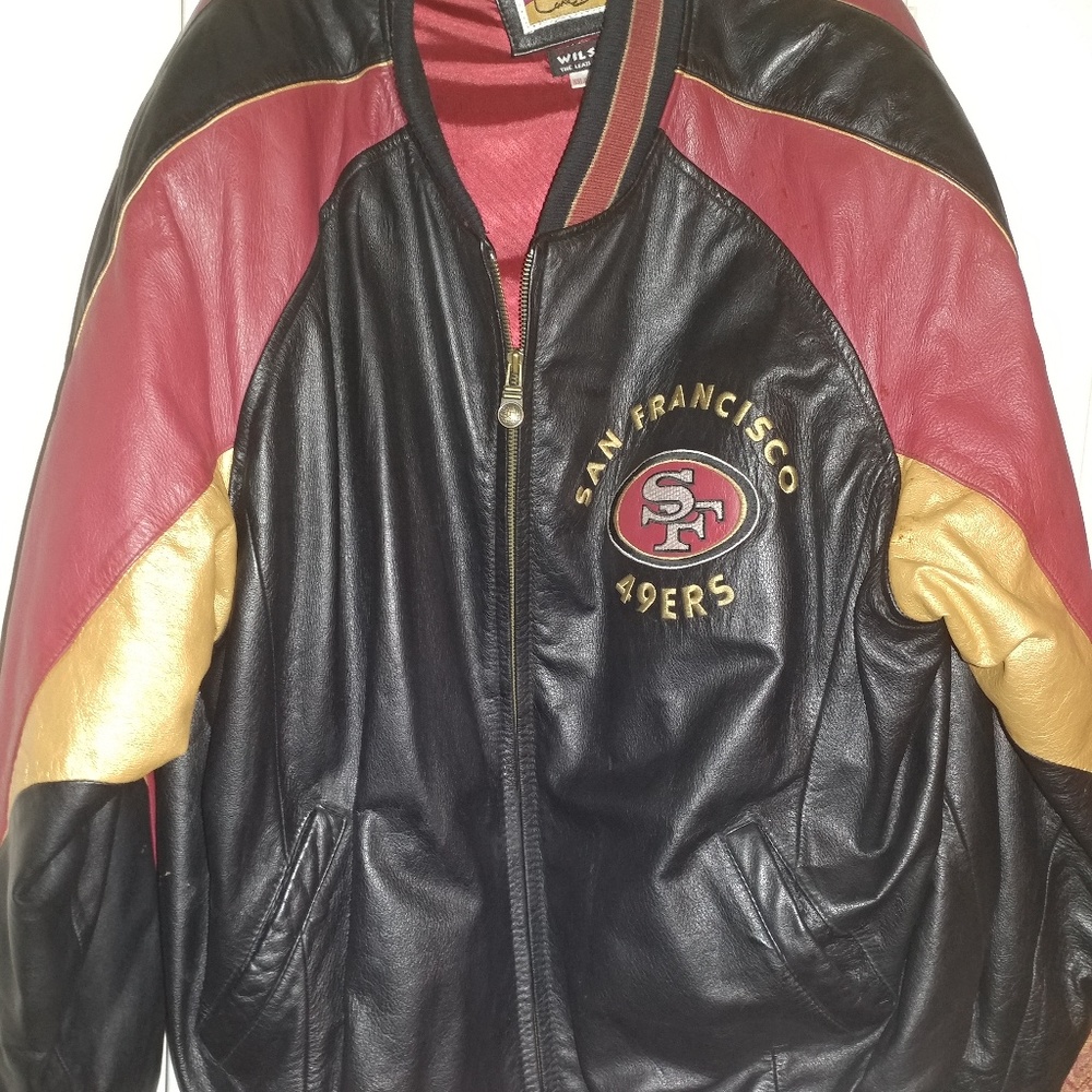 Wilson Leather  49ers NFL Logo Jacket